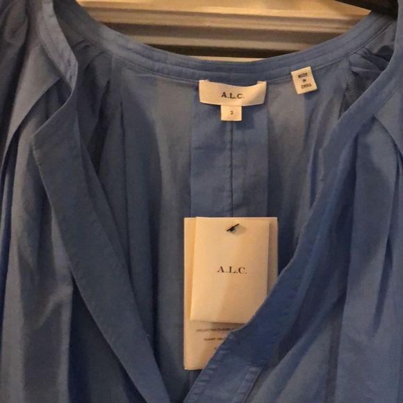alc Blouse Blue - Picture 2 of 2